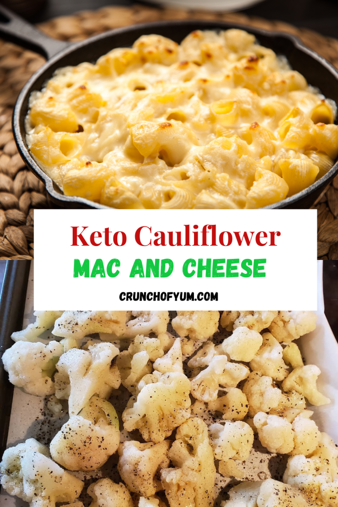 Keto Cauliflower Mac and Cheese